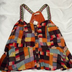 Peplum Anthropologie tank